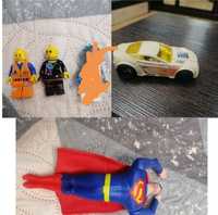 Фигурка лего lego супермен машинка hot wheels mattel