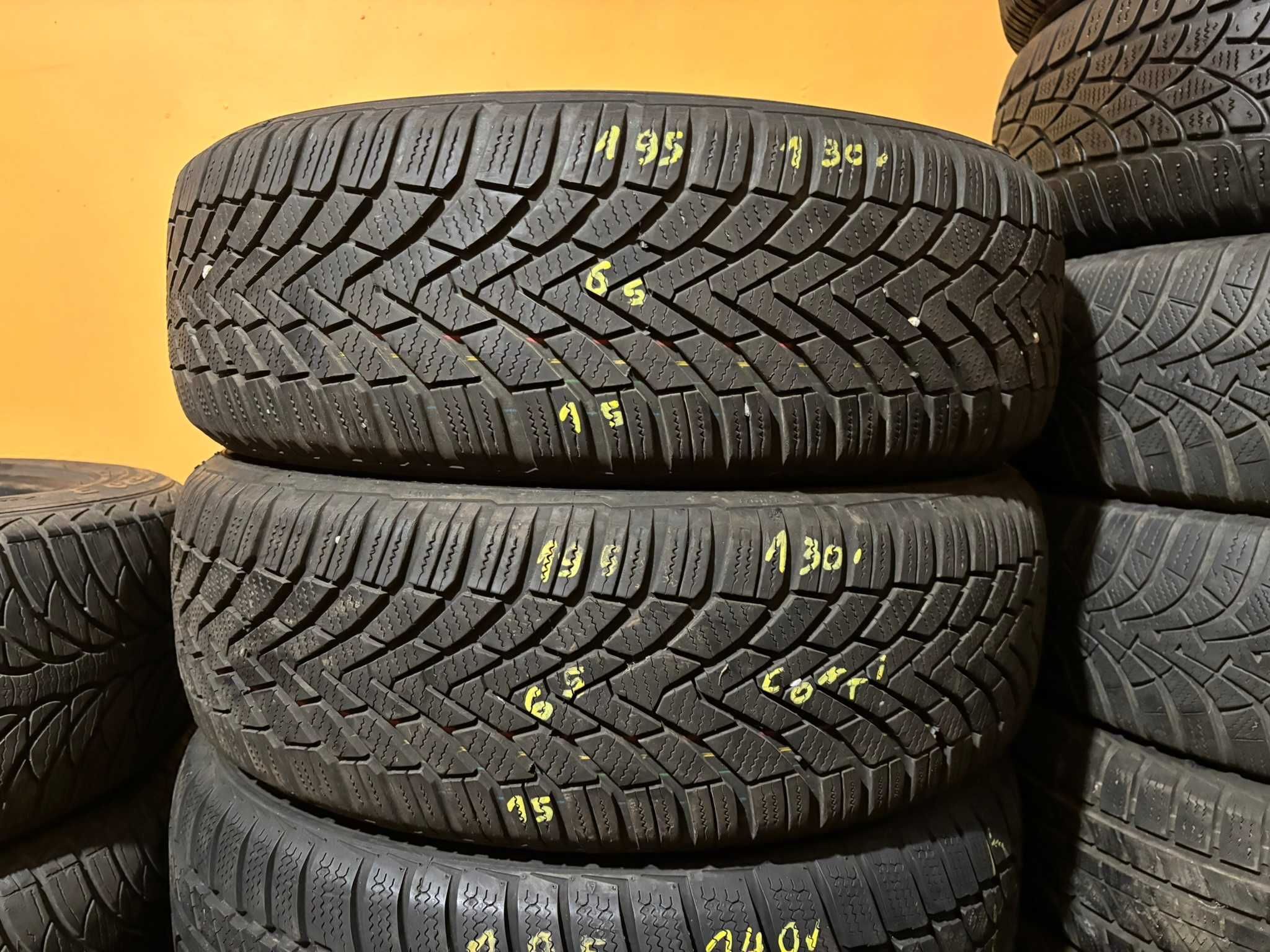2X Opony Zimowe 195/65R15 95T CONTINENTAL ContiWinterContact TS850