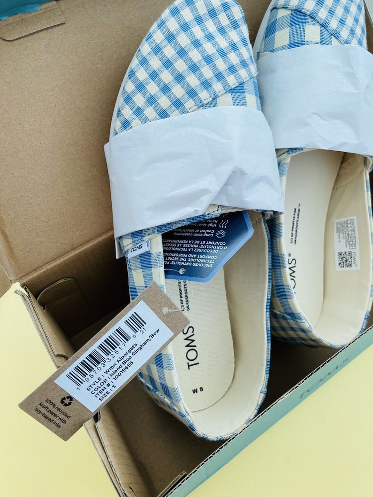 TOMS Alpargata Print - Tamanho 5 (35.5EU) - Novo na Embalagem Original