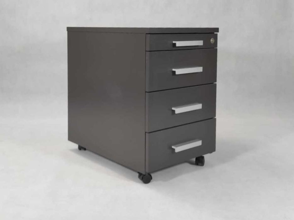 Kontener pod biurko (kolor antracyt) - meble poleasingowe