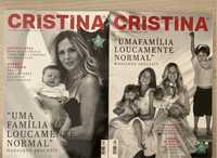 2 Capas Revista Cristina c/ Madalena Abecasis