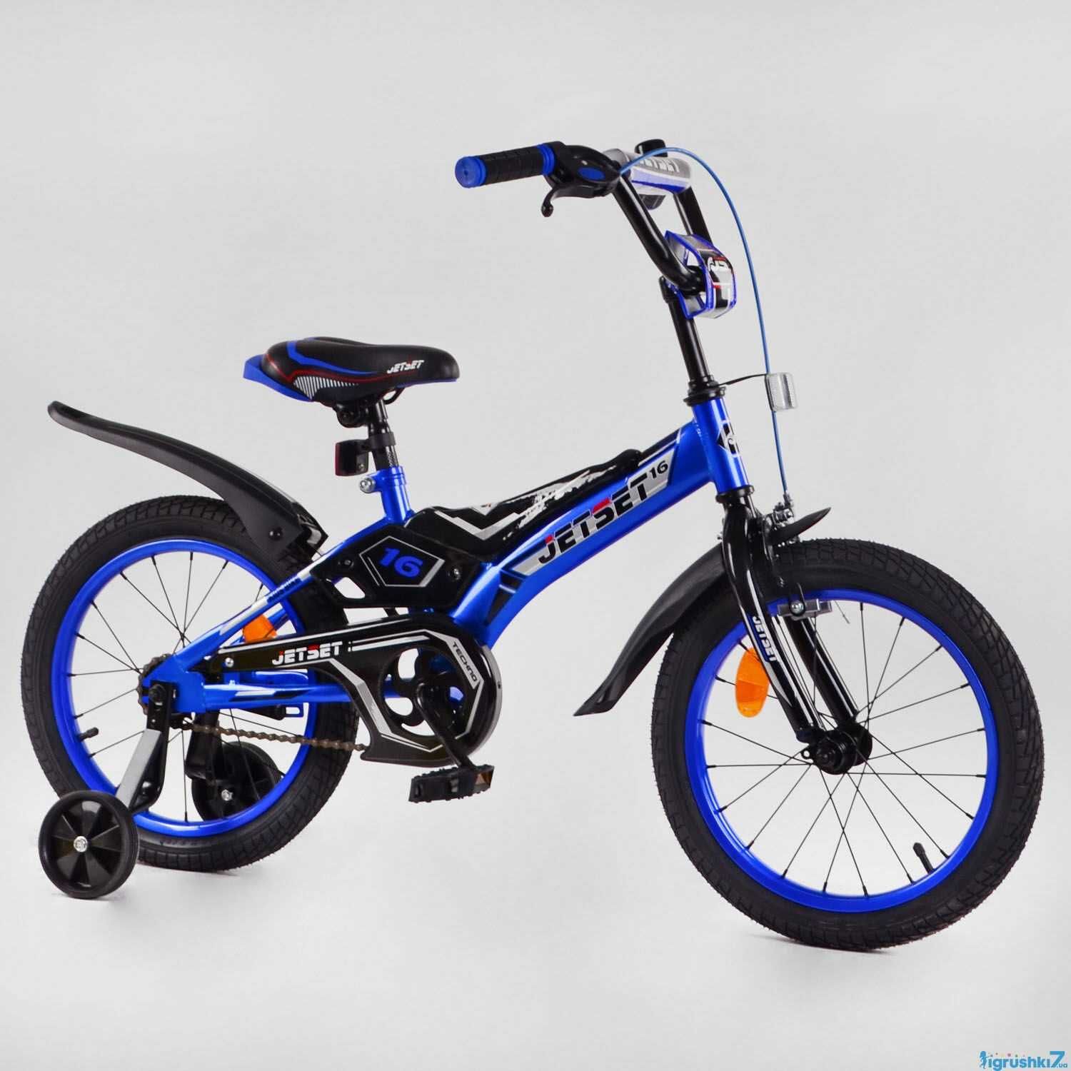 Детский велосипед для мальчиков 16"/18"/20" Corso JetSet/Maxis(95-140)