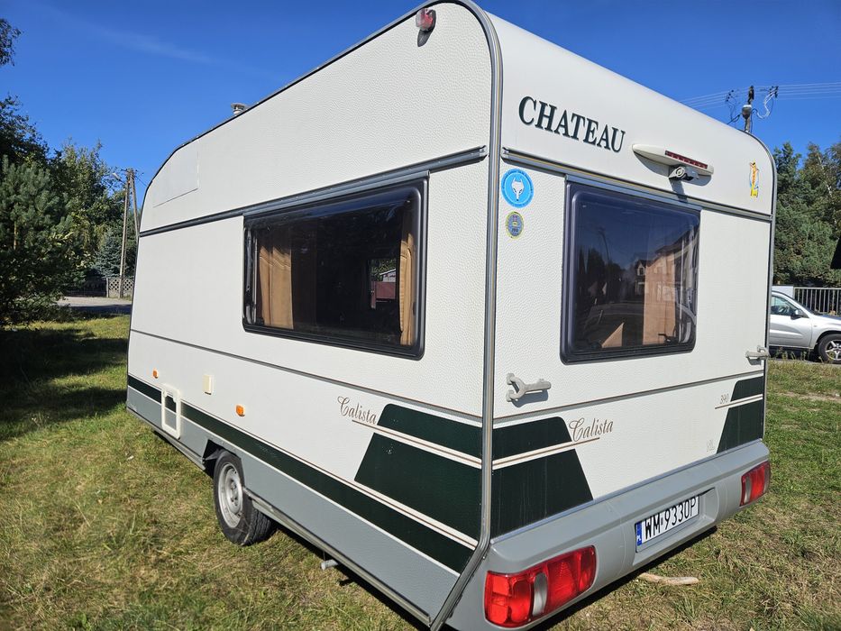 Przyczepa kempingowa Chateau 2000r Bojler przedsionek Zarejestrowa