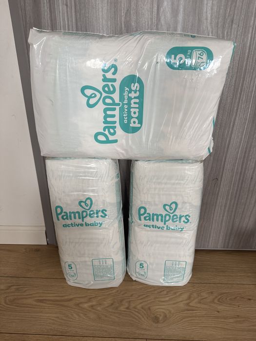 Pampers rozmiar 5 , 176szt pants+inne