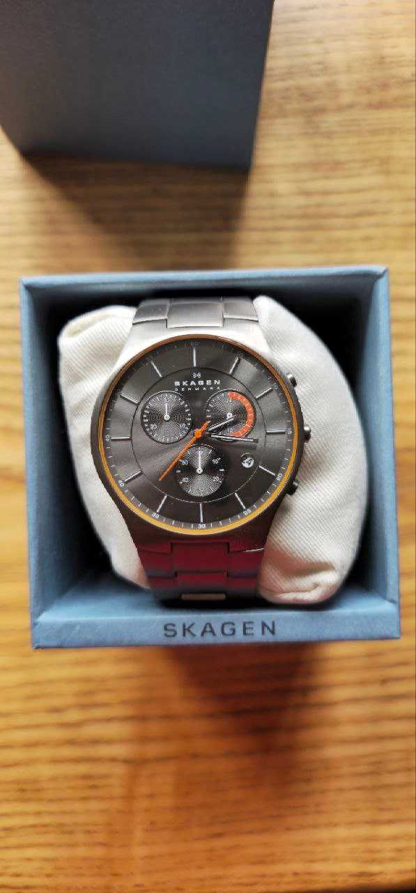 Титановые часы Skagen SKW6076 — идеал, полный комплект