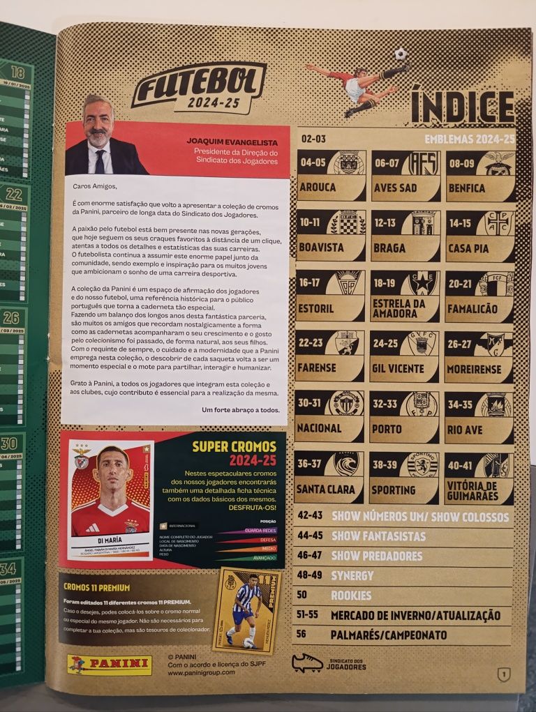 Cromos liga portuguesa 2024/2025