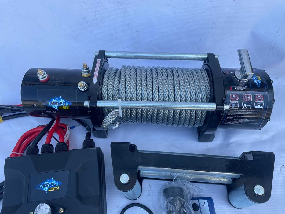 Лебідка автомобільна електрична Energy winch 12000LBS 5,5т лебедка
