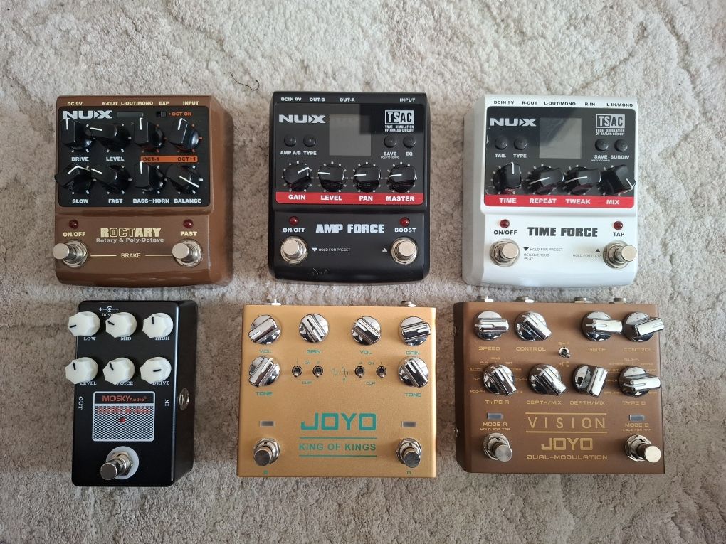 Педалборд  boss ds 1x  rowin looper  distortion педаль