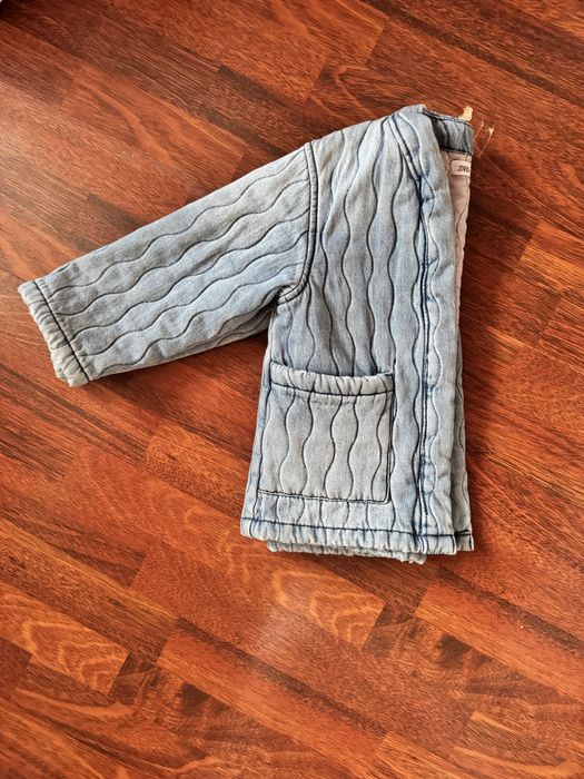 Комплект Zara 122 на дівчинку Куртка джинсова 122 zara