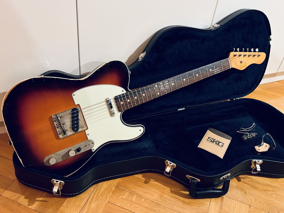 SKG Telecaster 60’s + set pickupów + case