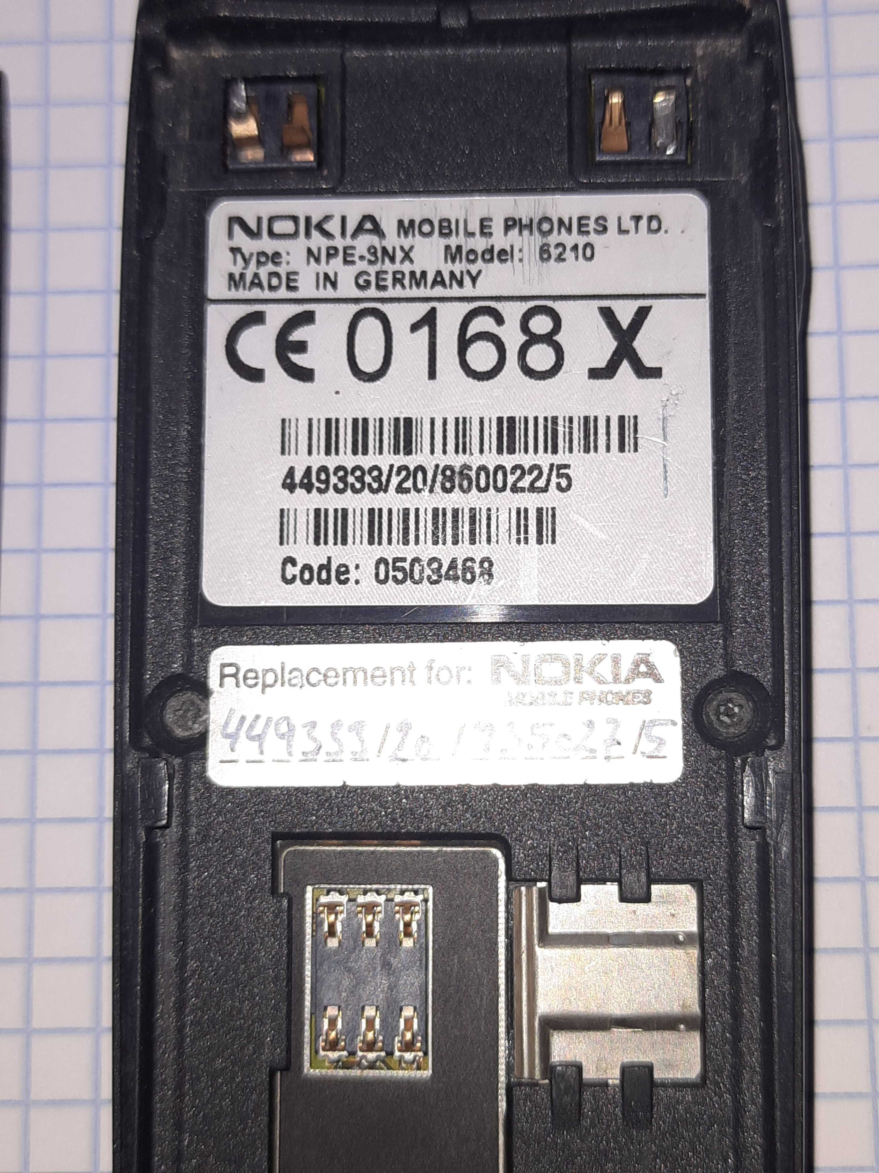 Продам мобильный телефон Nokia 6210