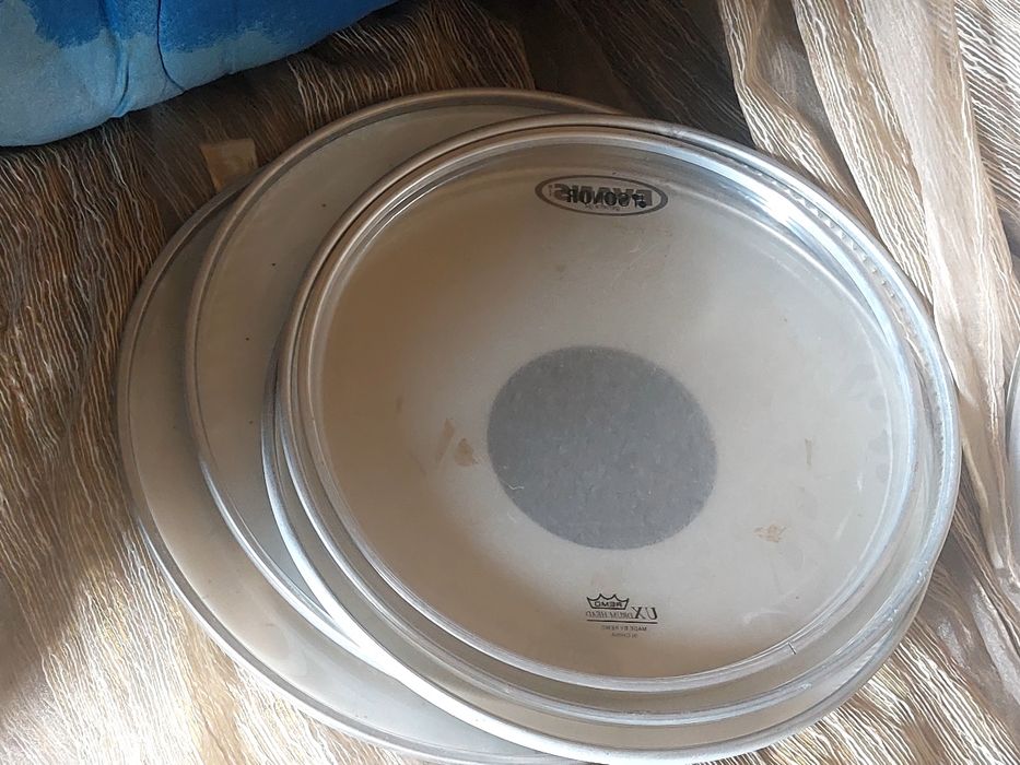 Пластики для барабанов: 22", 16", 14" 13", 12"