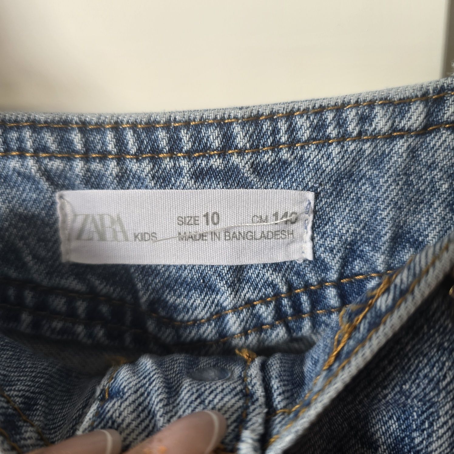 Sukienka Zara 140 dżins jeans ogrodniczka