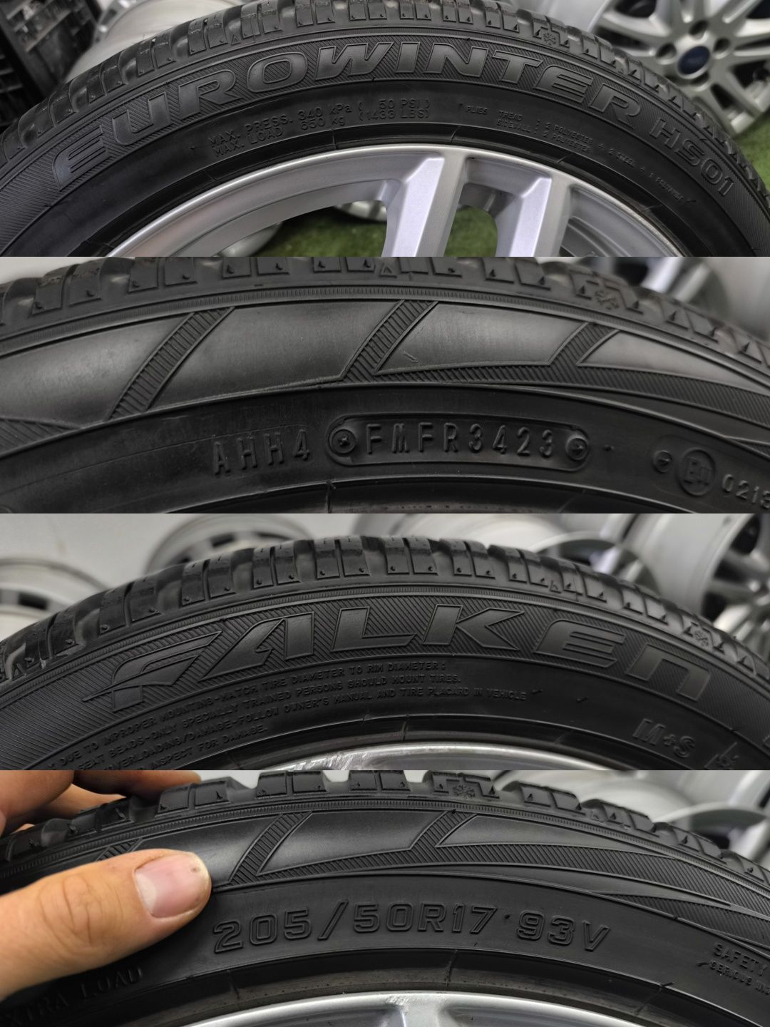 8mm 2023r 4 x 205/50/17 FALKEN Opony Letnie Wysyłka