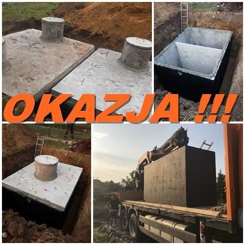 SZAMBA betonowe 10m3 14m3 szambo 12m3 zbiornik na deszczówkę 4m3 KĘPNO