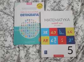 "Matematyka wokół nas zbiór zadań", "Tablice dla ucznia. Ortografia"