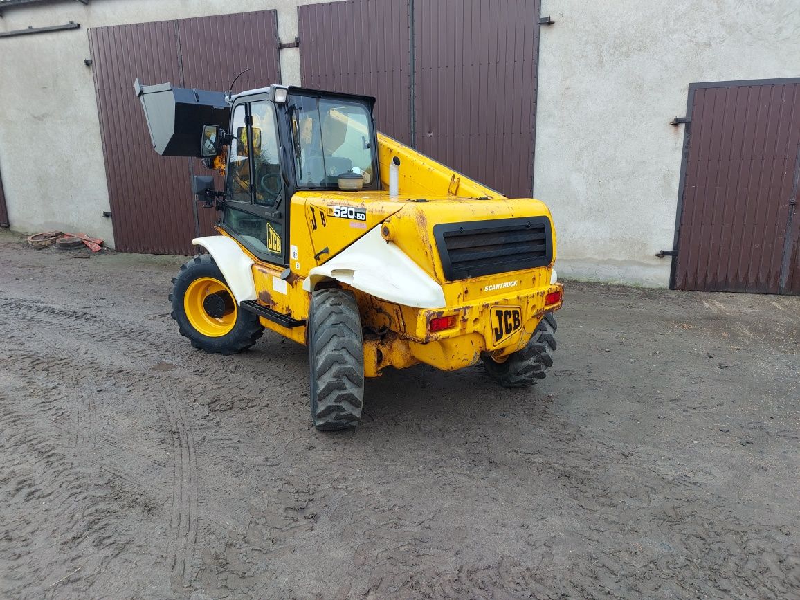 Ładowarka teleskopowa JCB 520-50 z 2000 roku (mała) Manitou,Cat, Atlas