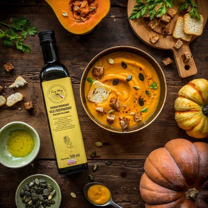 olej rzepakowy nierafinowany niefiltrowany duże ilości