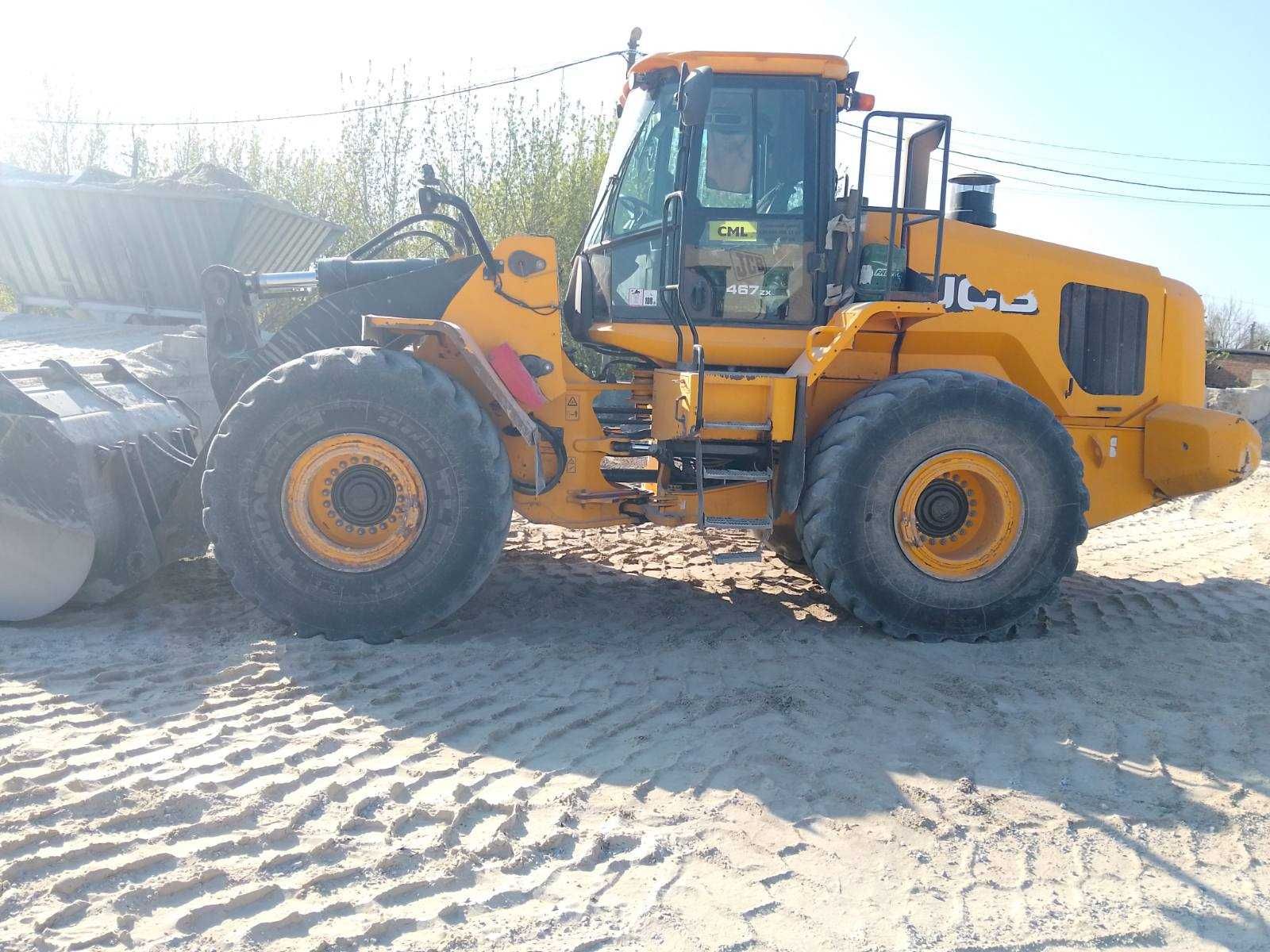 Послуги фронтального навантажувача CAT 966 GC та JCB 467 ZX