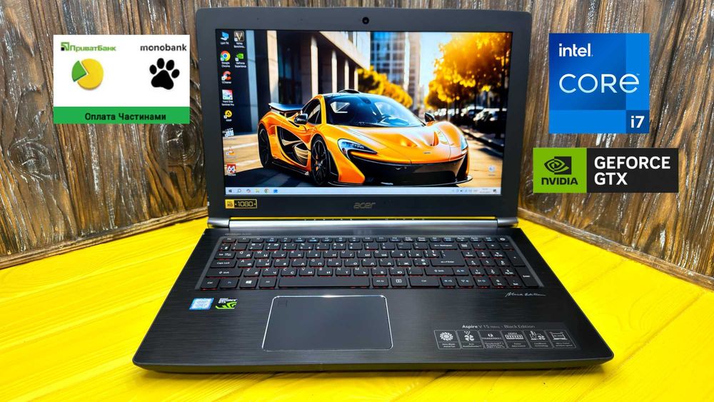 Потужний Ноутбук Для Роботи та Ігор Acer aspire V15 Nitro VN7-593G