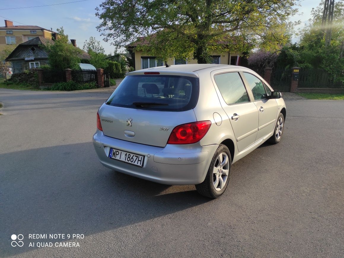 Peugeot 307 1.6 benzyna 16v 109km klimatronik tempomat