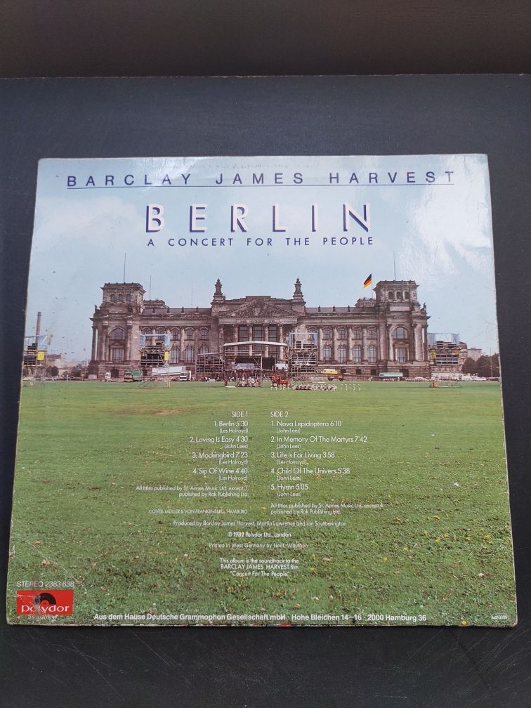Виниловая пластинка Barclay James Harvest Berlin
