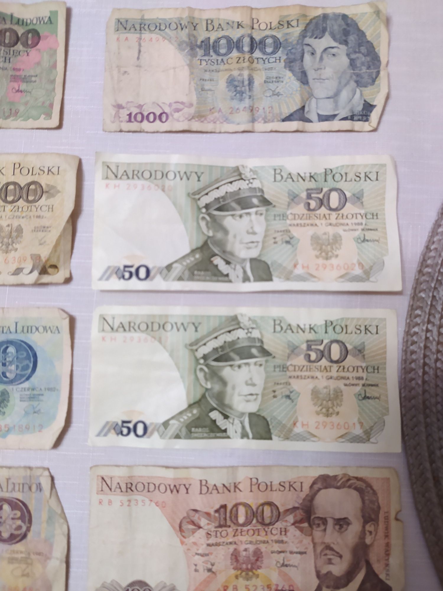 Banknoty używane PRL