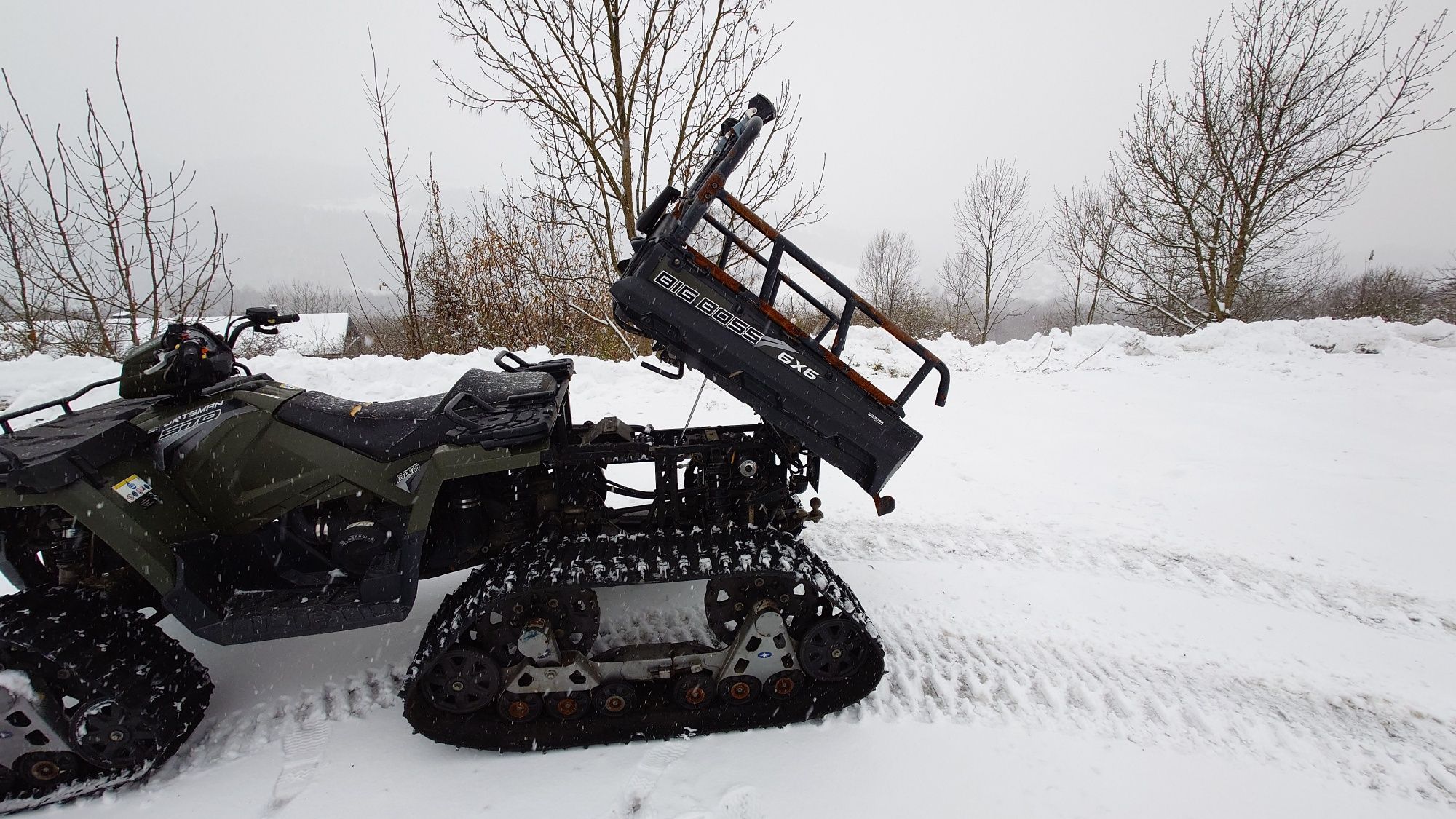 Polaris sportsman 570 6x6 gąsienice kuligi