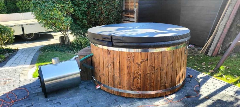 Balie ogrodowe z piecem zewnętrznym. Balia ogrodowa, ruska bania Tanio