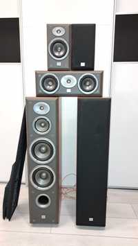 Kolumny JBL + wzmacniacz Harman stan jak nowy