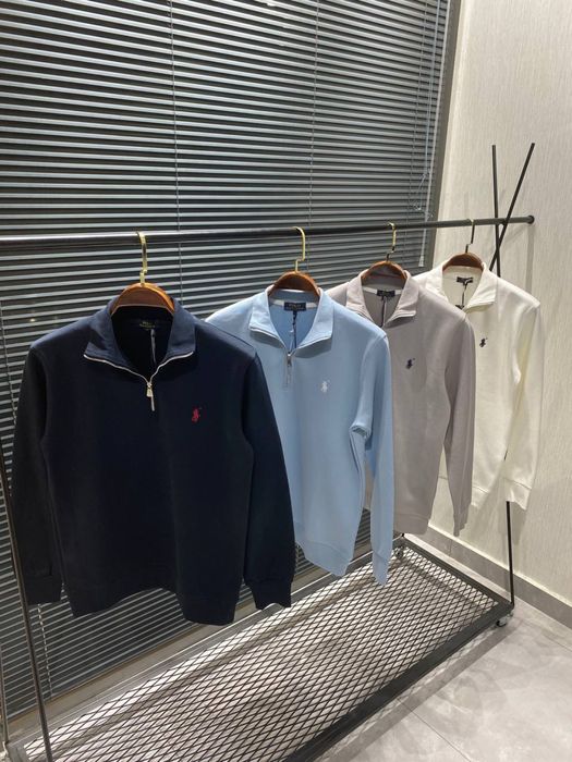 Утеплений| Полузамок polo ralph lauren 1/3 на флісі поло ральф лаурен