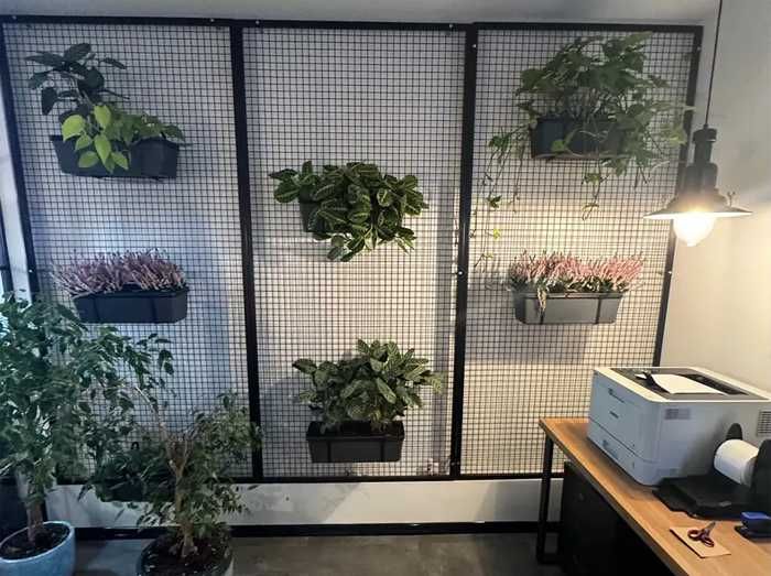 Krata metalowa Ekspozycyjna Sklepowa Ozdobna Ścianka Działowa LOFT