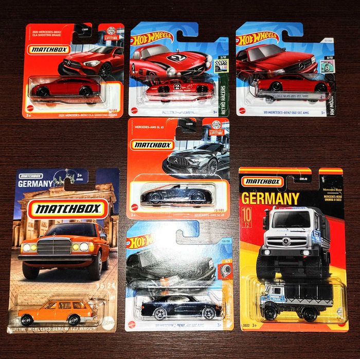 Mercedes Audi BMW Hot Wheels Matchbox нові колекційні моделі