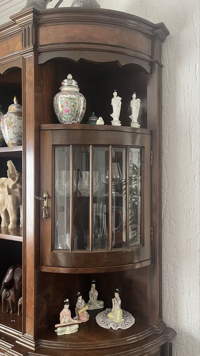 Bar em madeira maciça — peça de canto, excelente estado