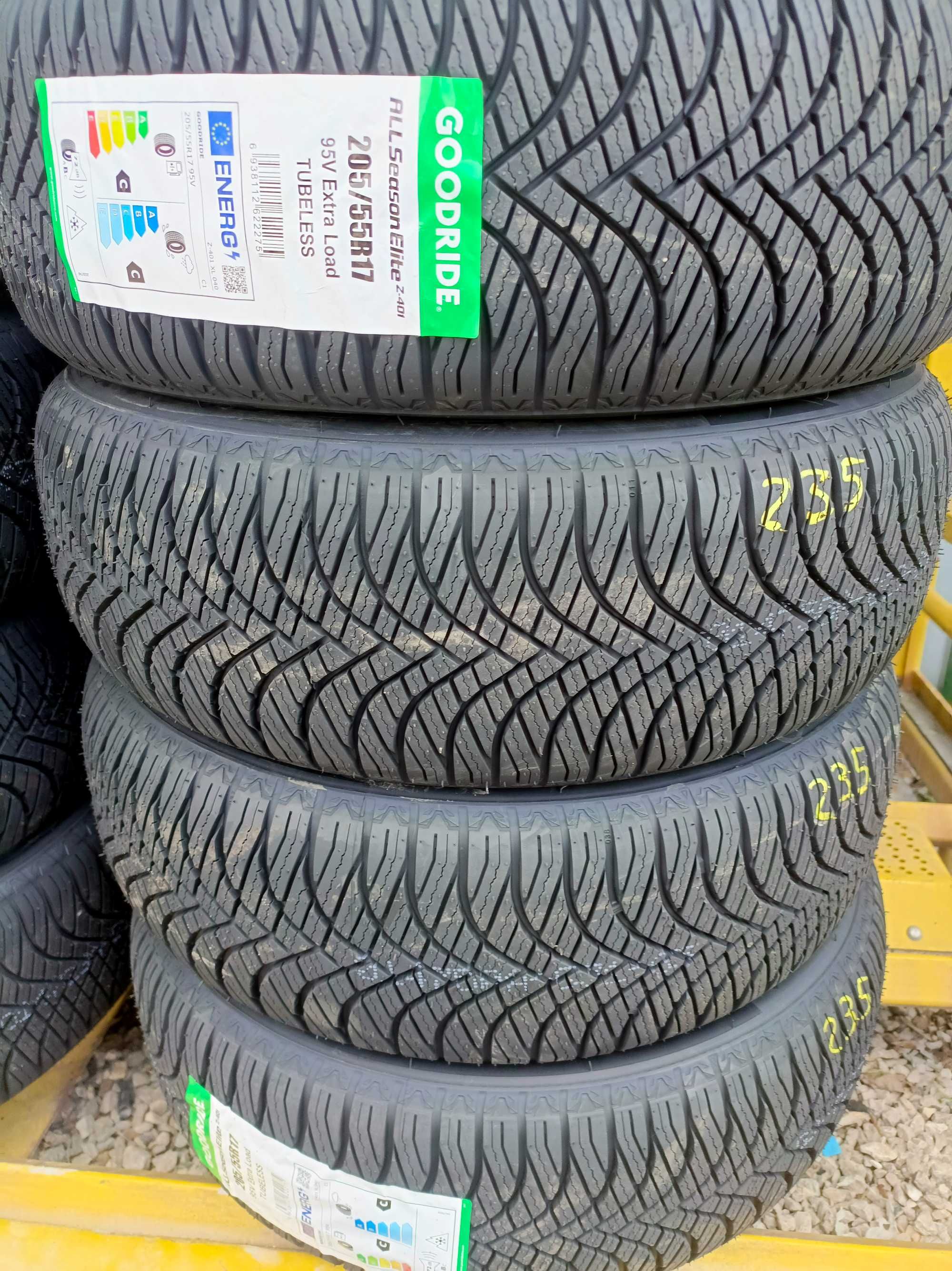 Nowe opony całoroczne wielosezonowe 205/55/17 Goodride  montaż GRATIS