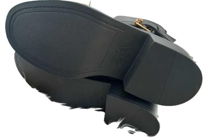 Botki czarne, nowe, rozm. 37