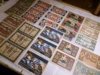 OKAZJA Stare banknoty pieniądze notgeld niemieckie - ponad 125 lat