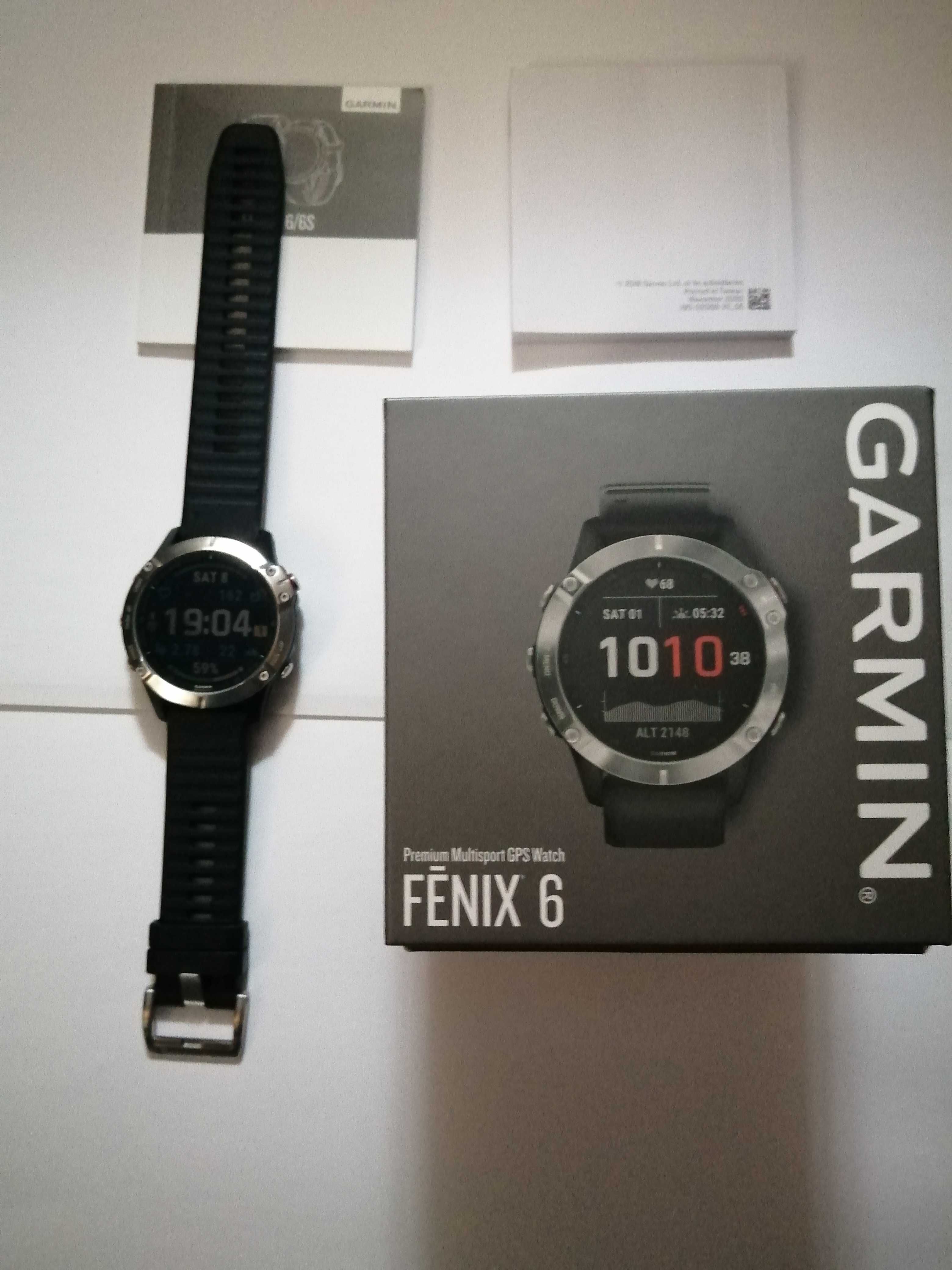 Garmin Fenix 6 + acessórios