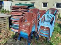 Krzesła i stoły ogrodowe na działkę cena za 4 krzesła i stół