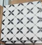 Gres, płytki Patchwork Concept Clover Black Pattern 29,8X29,8 Opoczno