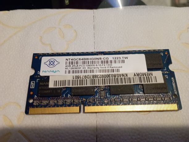 Pamięć RAM do laptopa NANYA 4GB BNTGC64B8HG0NS-CG