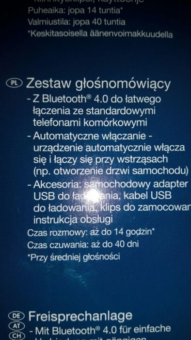 Zestaw głośnomówiący Bluetooth SilverCrest