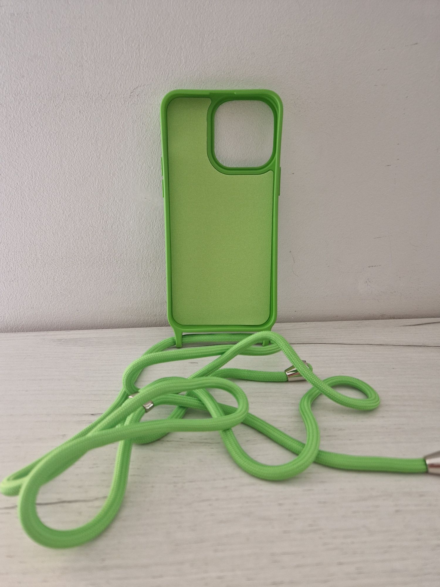 Strap Silicone Case do Iphone 14 Pro Max wzór 1 zielony