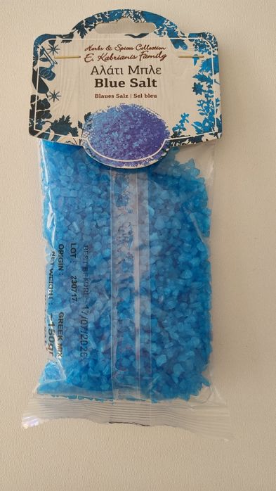 Niebieska sól kuchenna blue Salt Grecja 150 g okazja cenowa
