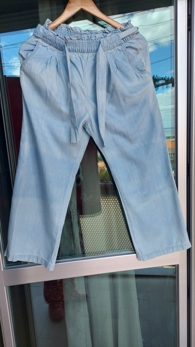 Calça de ganga 13 14 anos Zara