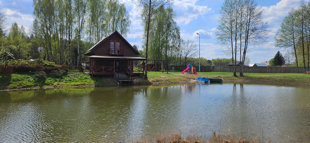 Wynajmę całoroczny domek nad jeziorkiem - sauna + jacuzzi