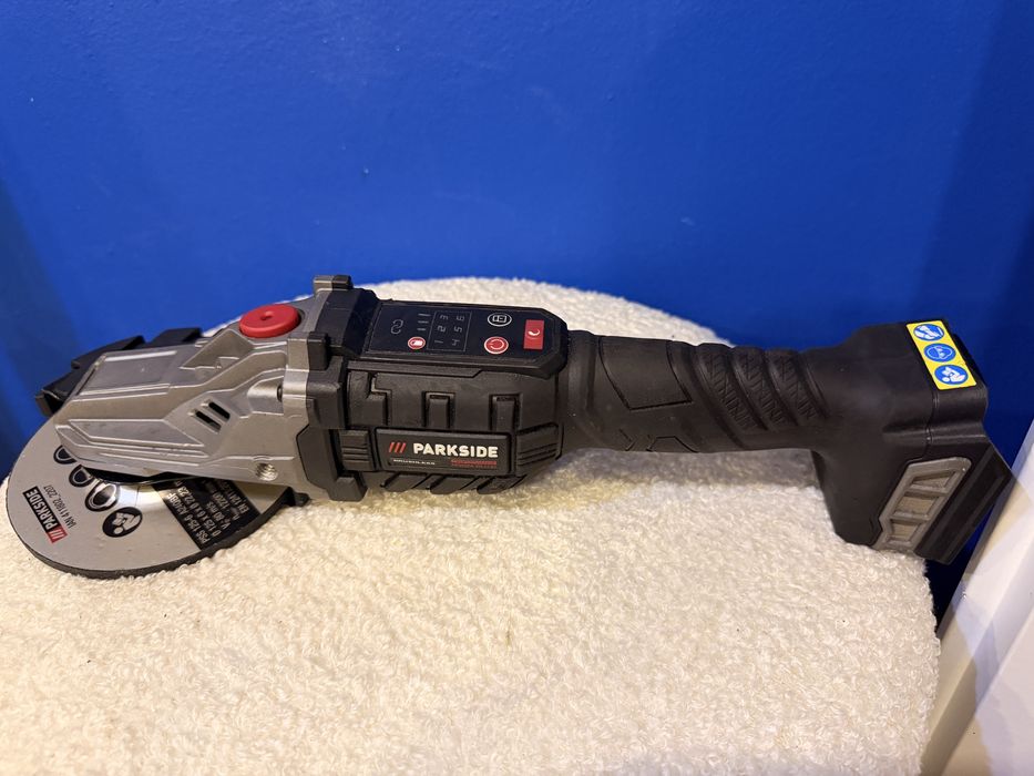 Szlifierka kątowa akumulatorowa płaska głowica 125mm PPWSFA 20V