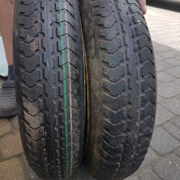 koło dojazdowe felga opona cienkie 4x100  14/15