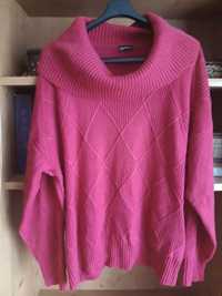 Różowy sweter plus size rozmiar 48/50/52  5XL   Laura Torelli