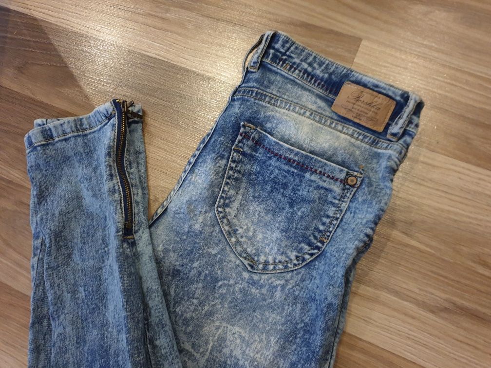 Spodnie skinny Bershka s